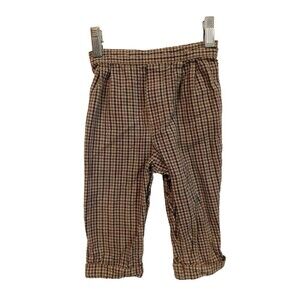 Vintage baby‎ boy checker print high waste dress pants